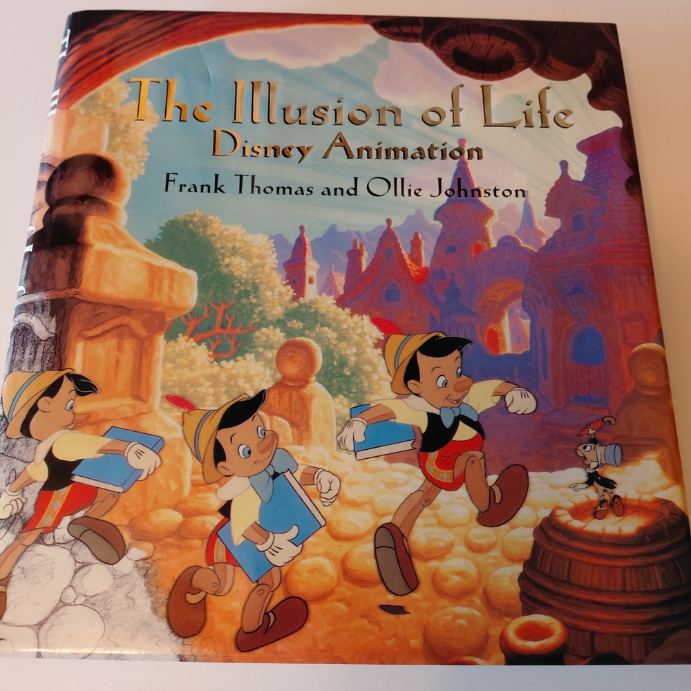 The Illusion of Life Disney Animation HB 1981 VTG Frank Thomas Ollie Johnston
